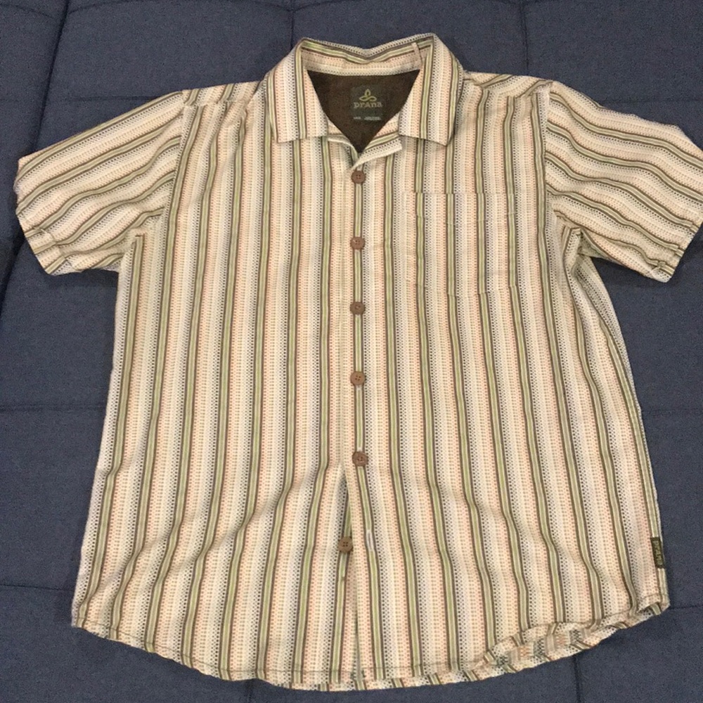 Prana short sleeve button down